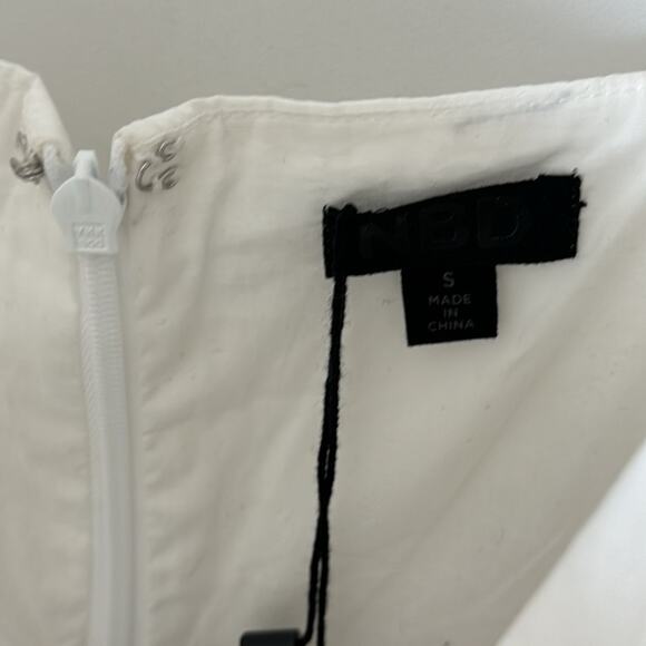 Revolve NBD Esmeralda Mini Bubble Dress in White Size: S - Picture 6 of 9